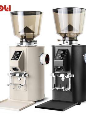 尼布新款咖啡磨豆机k-64S 商用定量电动咖啡豆粉碎机外调研磨机