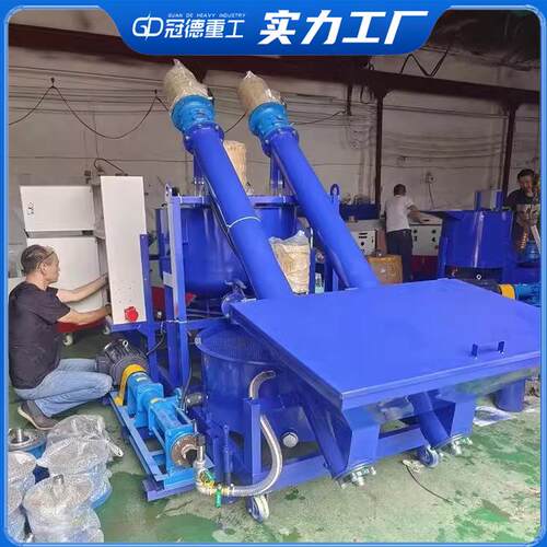 智能压浆台车桥梁预应力注浆泵自动上料搅拌一体机数控压浆机