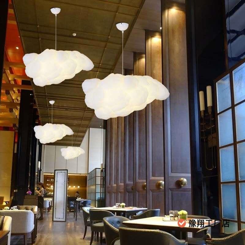 云朵吊灯创意网红白云灯店铺奶茶店服装店幼儿园商用云朵吊灯其他