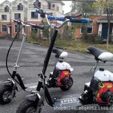成人二轮49汽油 汽动可折叠踏板代步助力车 冲浪滑板车