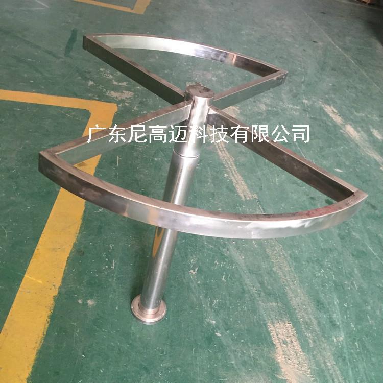 景区车站购票窗口排对一米线高单向门防尾随扇形转闸不锈钢直线门