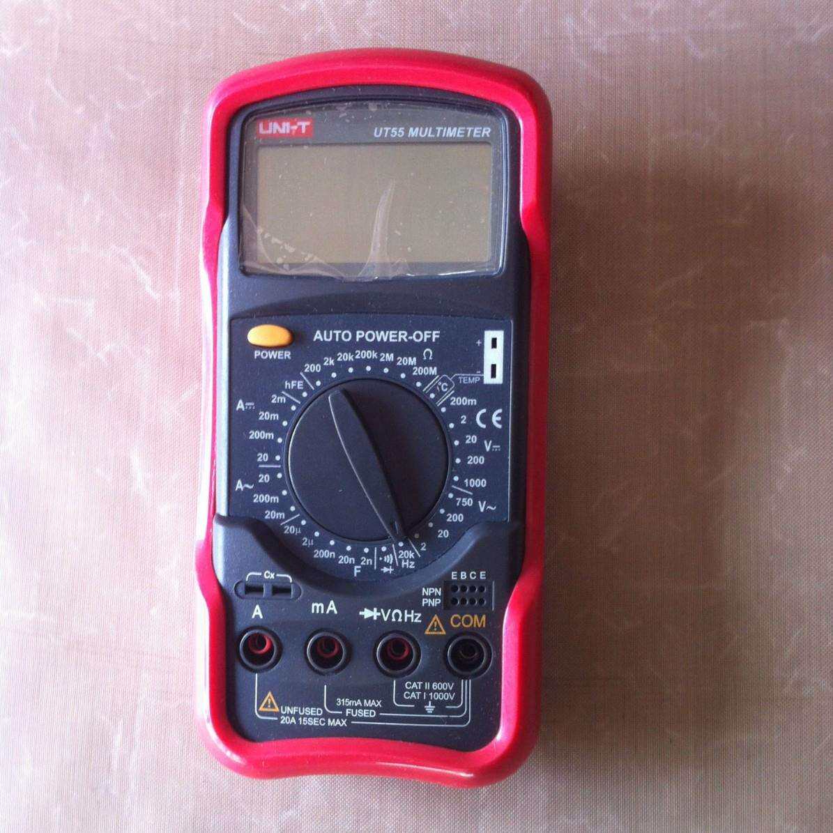 优利德万用表UT-55 钳型数字手持式高精度电流表电压表数显