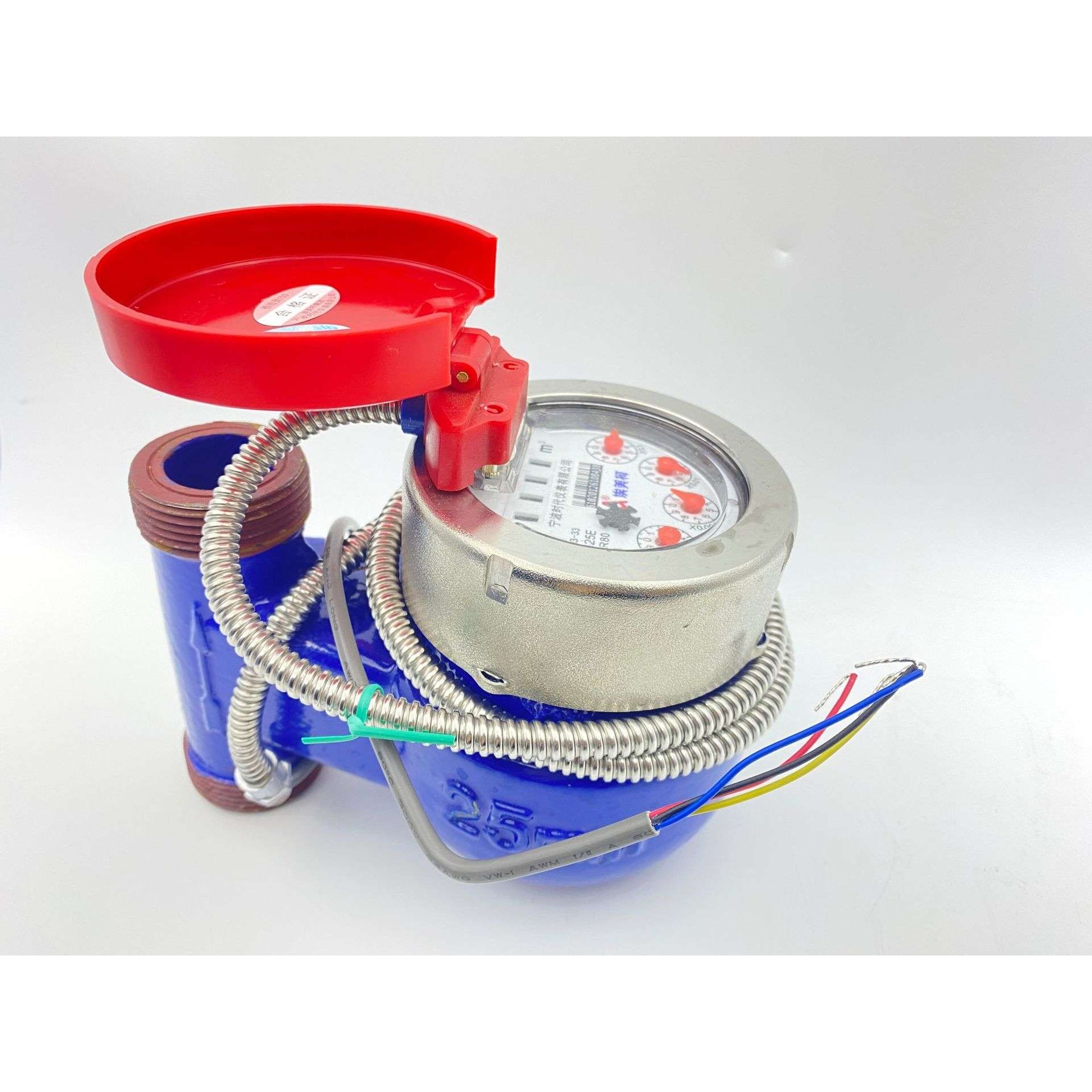 dn15/20/25光电直读立式热水表 出租房宿舍自来水数字计时热水表