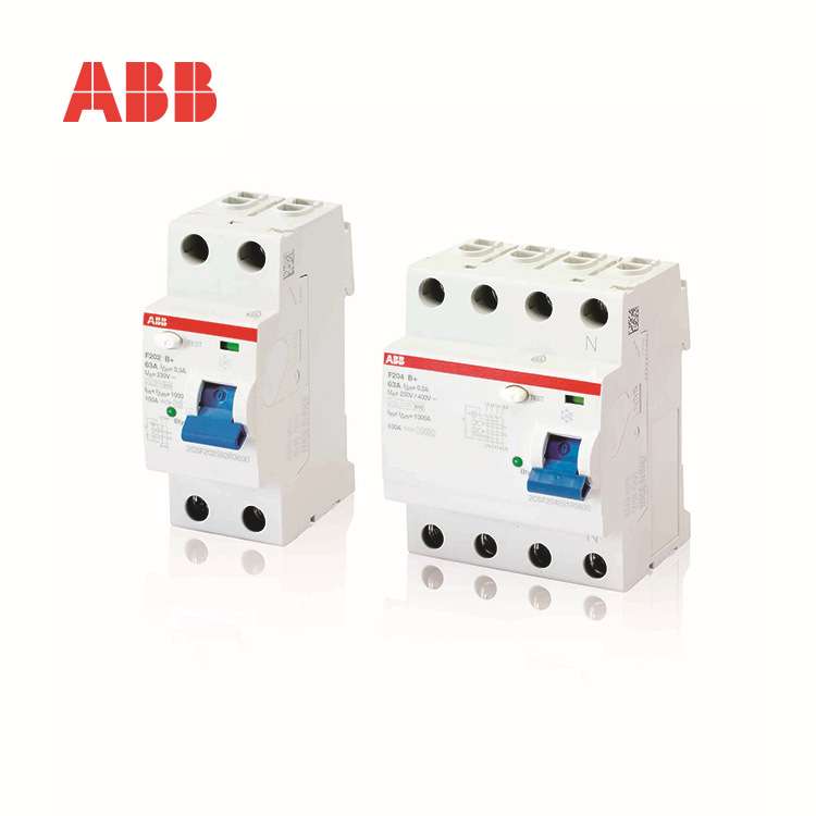 ABB断路器F200系列63A漏电保护开关4P四极意大利F204 A S-63/0.3