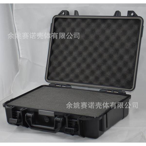 【415X335X120mm】ABS背带塑料箱 手提工具箱 摄影器材箱 安全箱