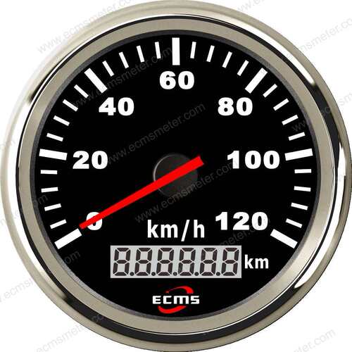 ECC改装车汽车电车房车卡车脉冲信号速度里程表0-120KM/H