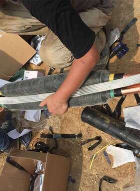 隆诚硅橡胶35KV冷缩中间连接JLS-35/3X400mm2 高压冷缩中间接头