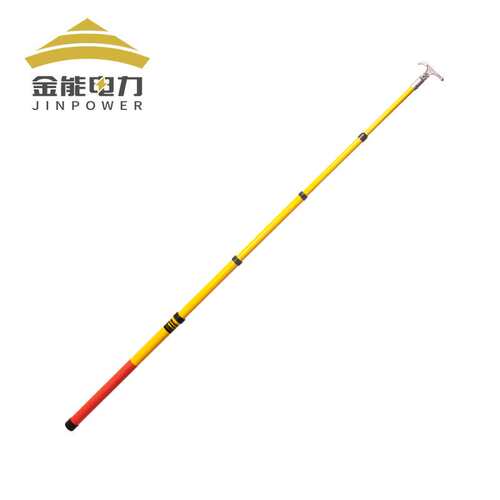 玻璃钢高压拉闸杆110kv可伸缩式令克棒绝缘操作杆10KV电工拉闸杆