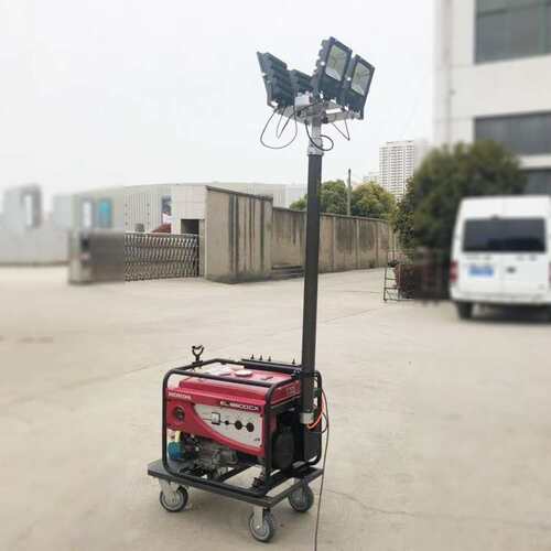 SFW6110B移动照明车 施工自动升降泛光工作灯 发电机照明灯5KW2KW