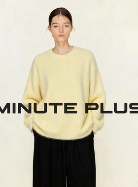 【冯十一大场版】MINUTEPLUS绵云绒 拉绒羊毛针织上衣MP5BSW24