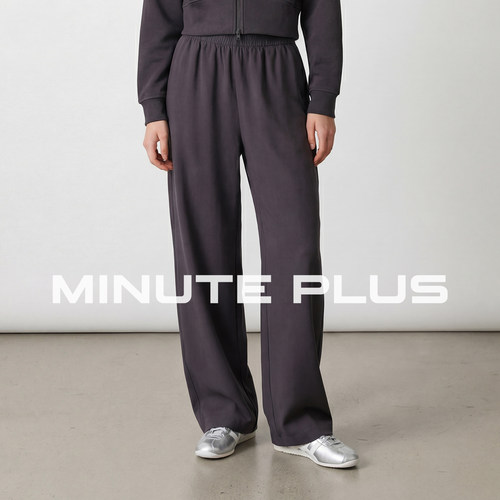 MinutePlus空气感弯刀运动裤女款纯色百搭时尚休闲裤MP63SP13