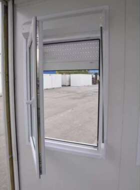 塑钢内开内倒窗带遮阳帘875×1335mm