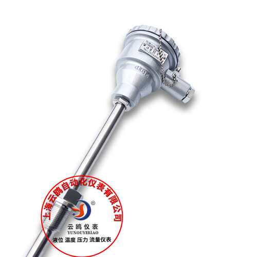 不锈钢耐高温防爆热电偶WRN-240/441固定螺纹K型热套式法兰套管