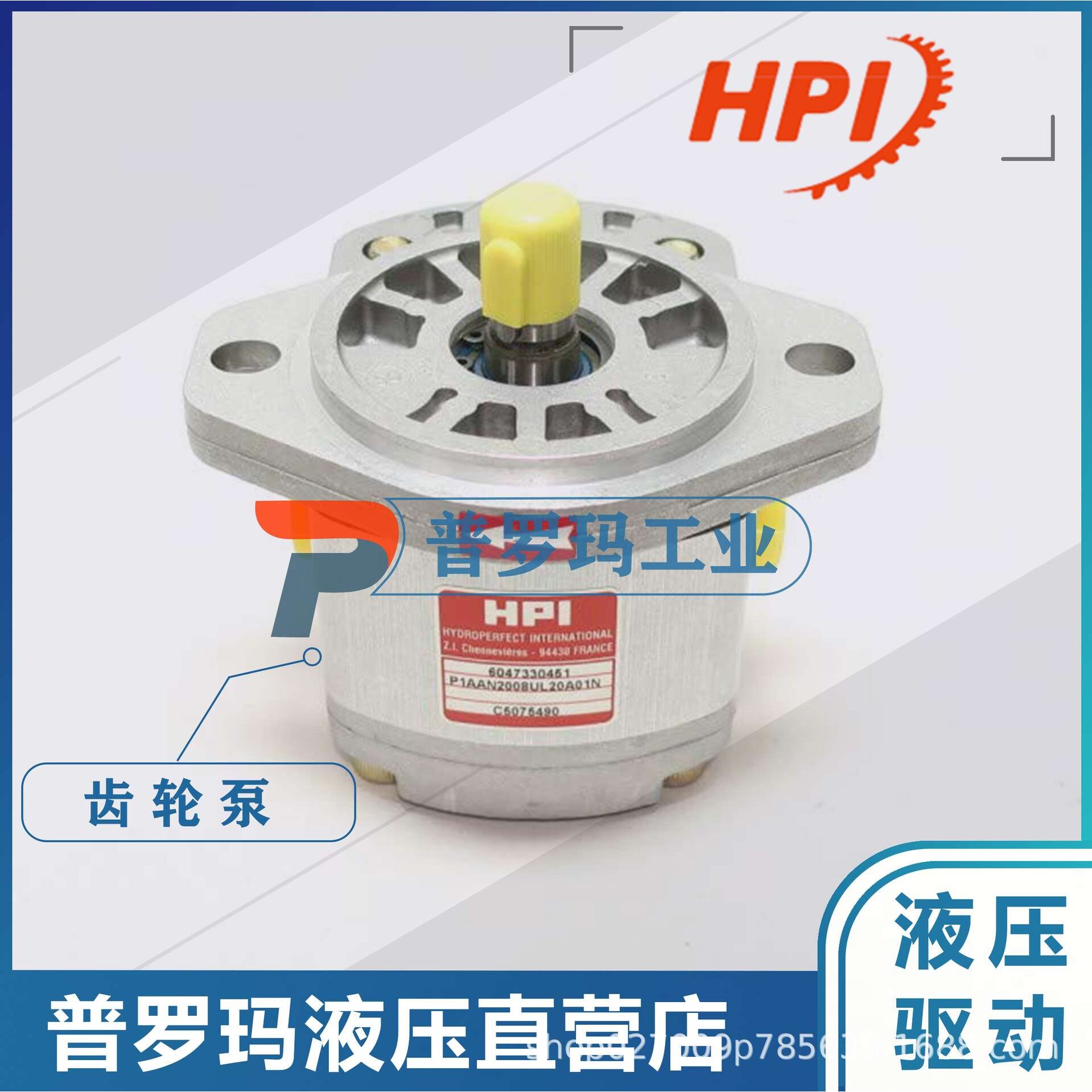 法国HPI齿轮泵 M5DBP201c0HX20C15 风扇马达 国产代替 液压油泵