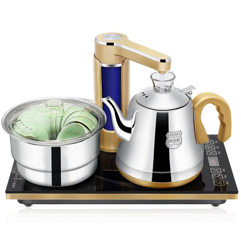 全自动上水三合一电茶炉电热水壶玻璃茶艺炉煮茶器电磁茶具装
