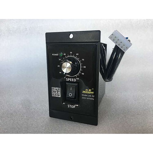 6W 15W 25W 40W 60W 调速器 US-52 220VAC 调速面板 减速马达电机