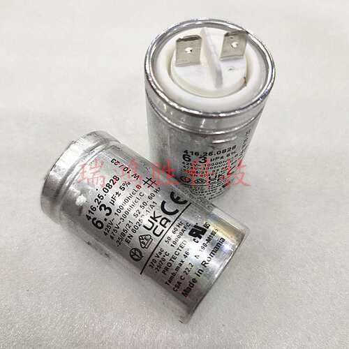 意大利 416.25.08 6.3UF  425V 475V 电机运行启动电容器
