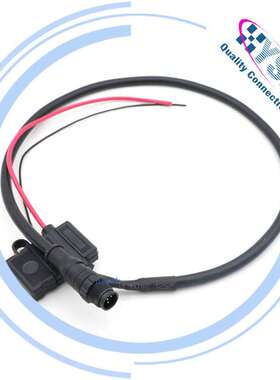 NMEA2000防水船用接头 M12 A-code 5芯 公头电源航空插头