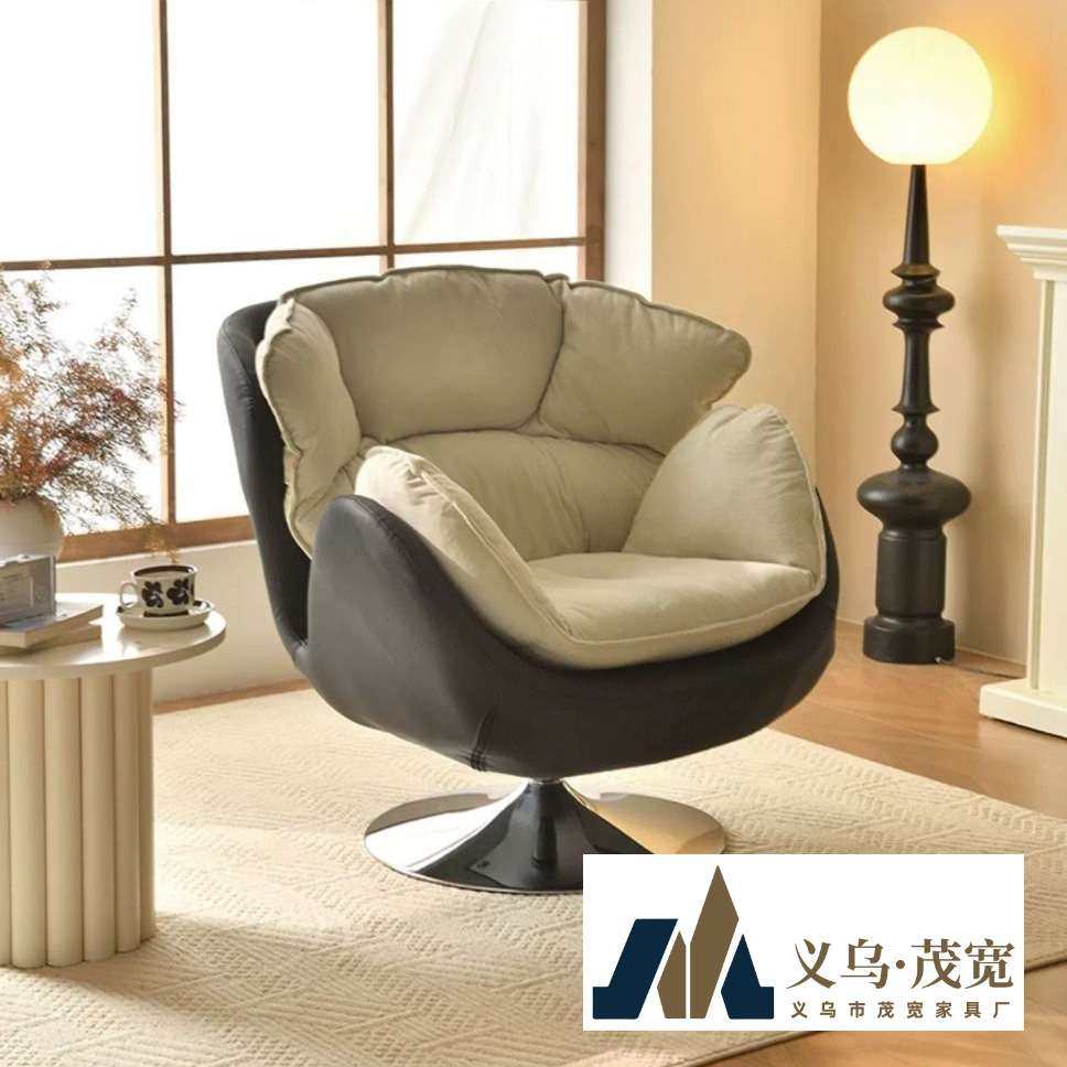 现代简约天鹅沙发椅家用客厅懒人躺椅可旋转小沙发单人休闲沙发椅,3C数码配件,USB灯,淘宝优惠券,粉丝福利购,淘宝优惠卷
