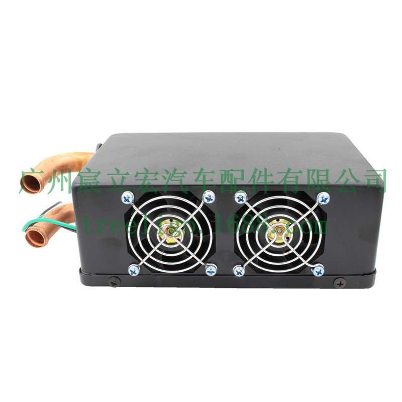 汽车除霜暖器 12V24V车载暖风机加热采暖取暖器 三孔水暖加热风机