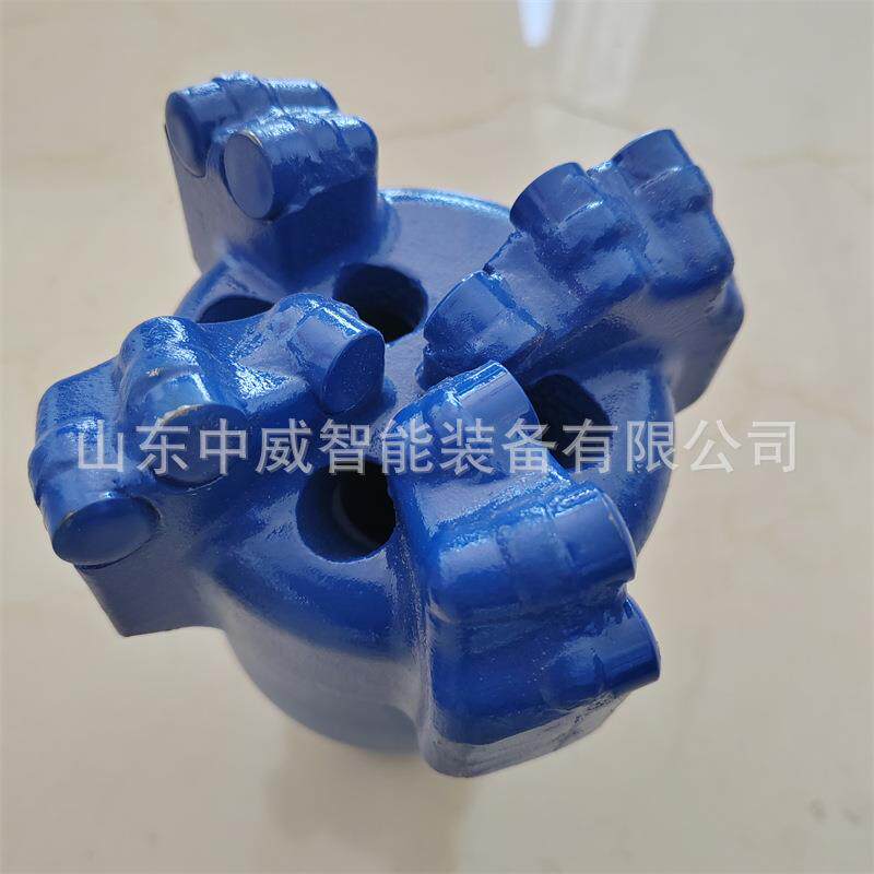 四翼金刚石复合片定向钻头 硬度高耐磨损120mm定向钻机用定向钻头