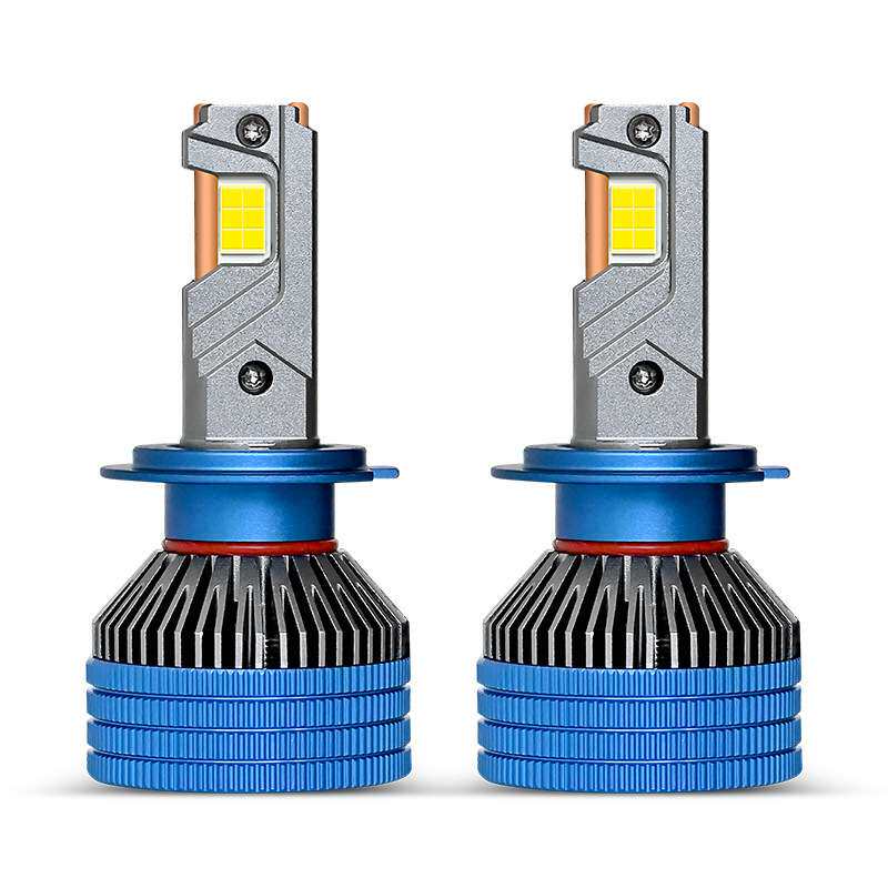 汽车LED大灯大功率双铜管LED灯高亮聚光前大灯远近光一体车灯灯泡