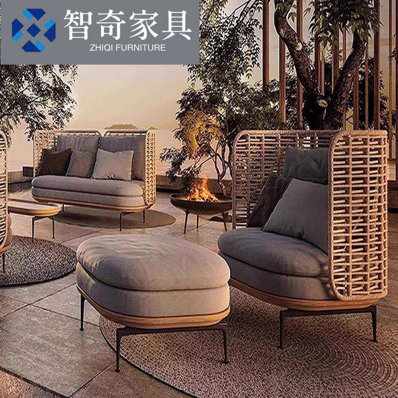 高端户外柚木沙发茶几实木阳光房别墅室外休闲沙发椅庭院藤编家具,鲜花速递/花卉仿真/绿植园艺,割草机/草坪机,淘宝优惠券,粉丝福利购,淘宝优惠卷