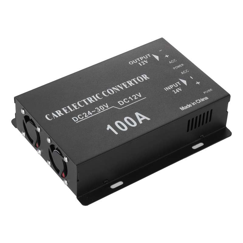车载电源降压器DC20~30V转12V转换器带记忆大功率音响低音炮100A