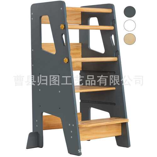 宝宝蒙氏学习塔实木洗手梯儿童洗漱凳幼儿台阶凳子learning tower