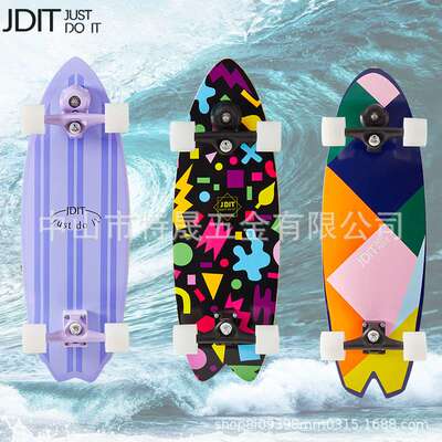 JDIT冲浪板YOW初学者男女生S5滑雪训练S7免蹬地模拟冲浪滑板潮流
