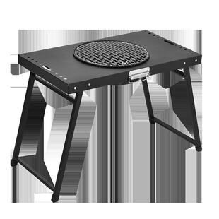 原始人烧烤炉围炉煮茶家用全套户外炭炉室内煮茶桌木炭取暖烤火盆