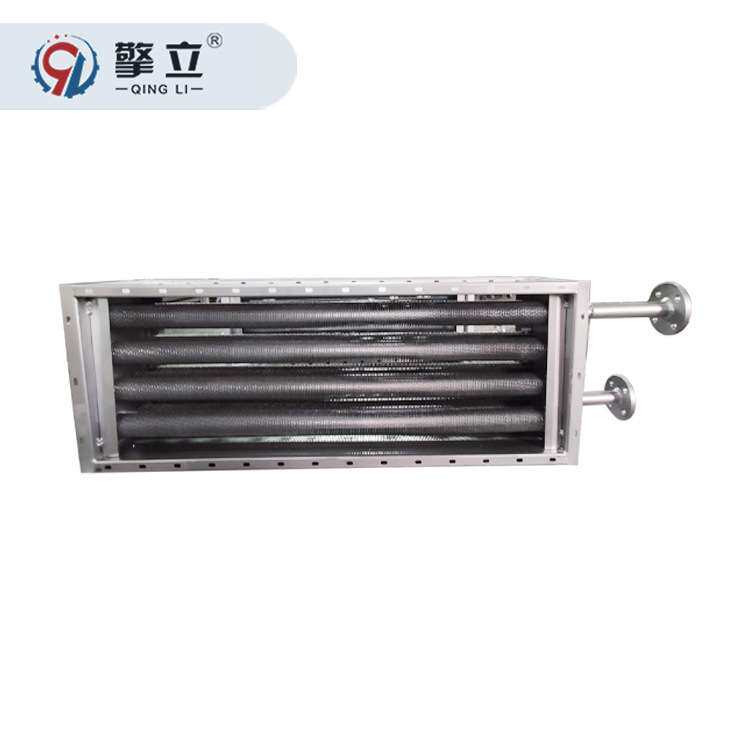 擎立工厂翅片管空气散热器 弯头导热油换热器 涂布配套小型散热器