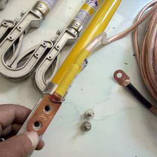 27.5kv接地线铁路电气化接地线27.5kv接触网用70mm臂腕用接地杆线