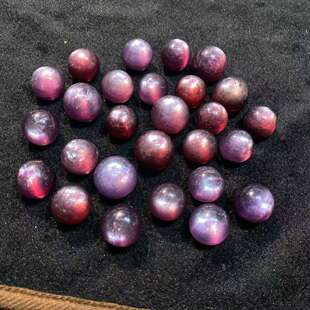 天然紫锂云母单珠 紫锂云母无孔散珠单价一份10颗