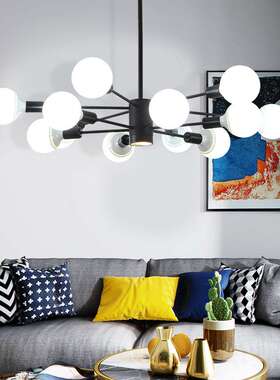 卓迩北欧吊灯后现代灯泡个性灯泡客厅灯枝形新款餐厅灯具卧室灯饰