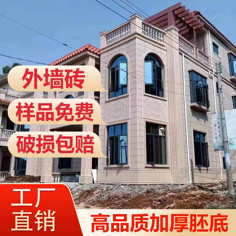别墅外墙砖灰色花岗岩瓷砖300x600阳台围墙哑光亮光罗马柱仿古砖