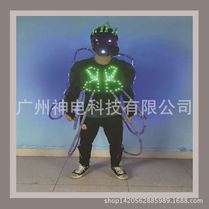 专业研发舞台发光服装 Party荧光服装 LED夜店服装 外销表演设备