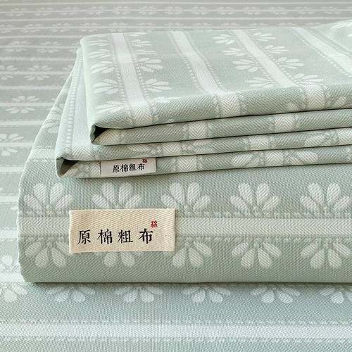 加厚纯棉老粗布床单单件棉麻被单大炕单双人大床单裸睡夏季厚款