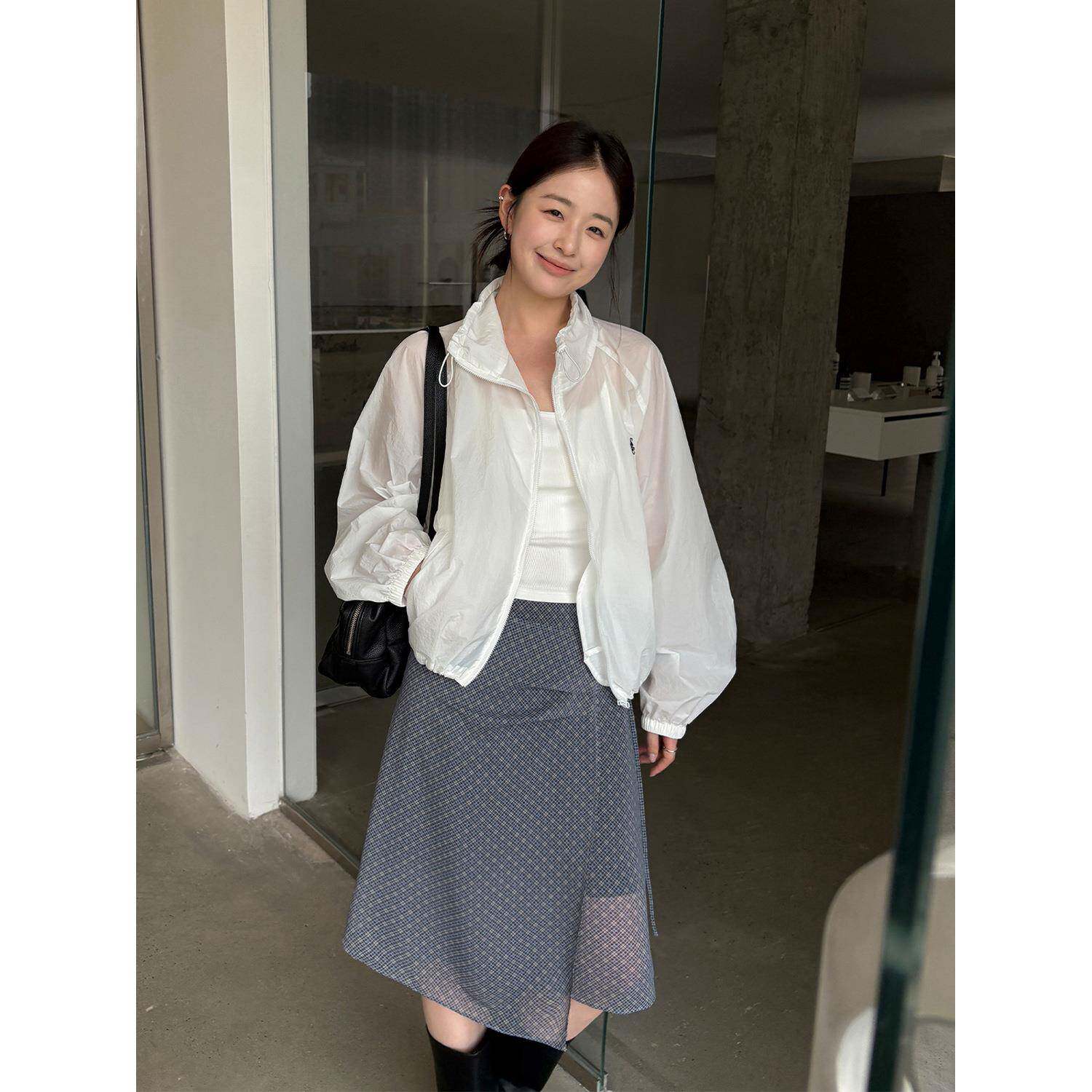 TG 柔风轻透 户外抽绳立领宽松百搭防晒休闲外套女2026春款26483