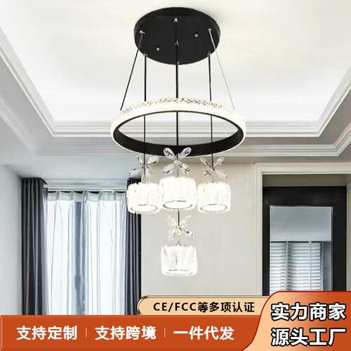 餐厅吊灯现代简约饭厅餐桌灯吧台网红卧室新款阳台灯中山灯具