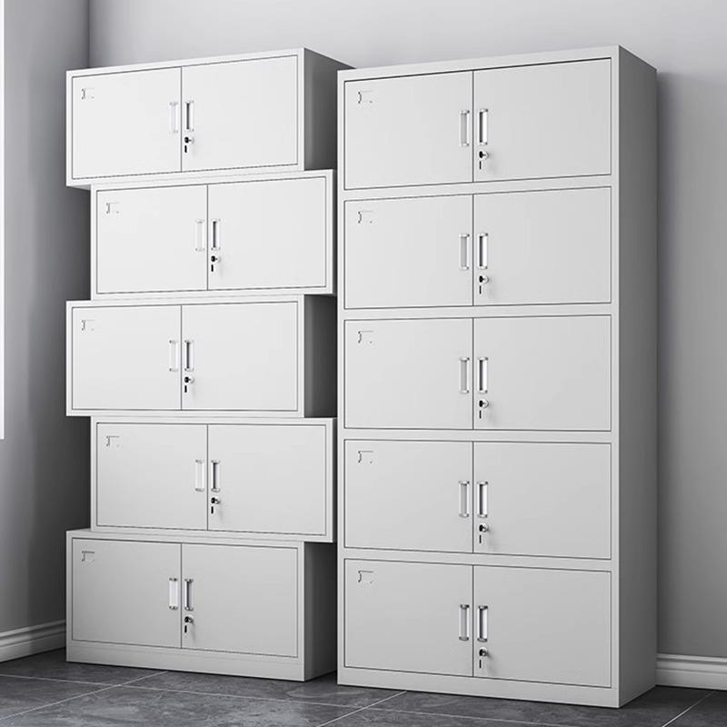 五节文件柜凭证柜财务会计收纳柜办公室储物柜分体柜铁皮档案柜