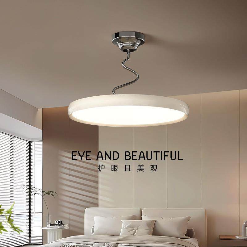 2024年奶油风卧室扭扭灯现代简约吸顶餐厅吊灯全光谱护眼过道阳台