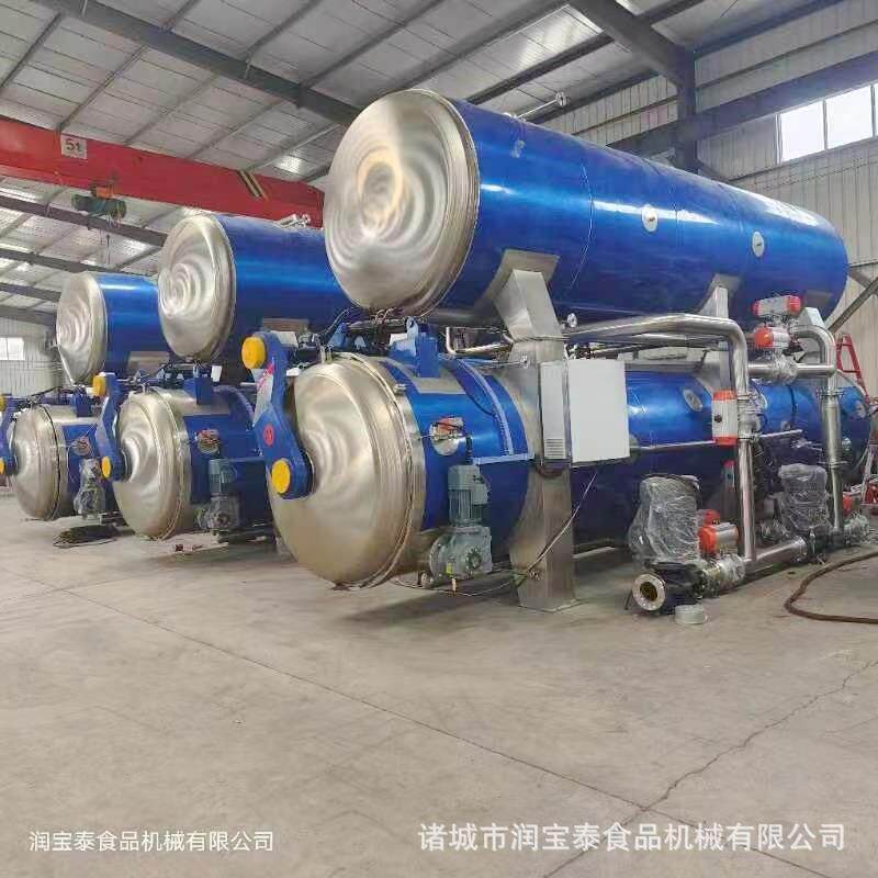 全自动高温高压喷淋式杀菌锅罐头小金碗玻璃瓶真空包装熟食灭菌