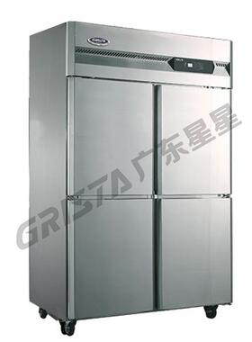 厂家广东A款风冷立式冰箱四门冷冻D1.0A4F商用厨房冰柜