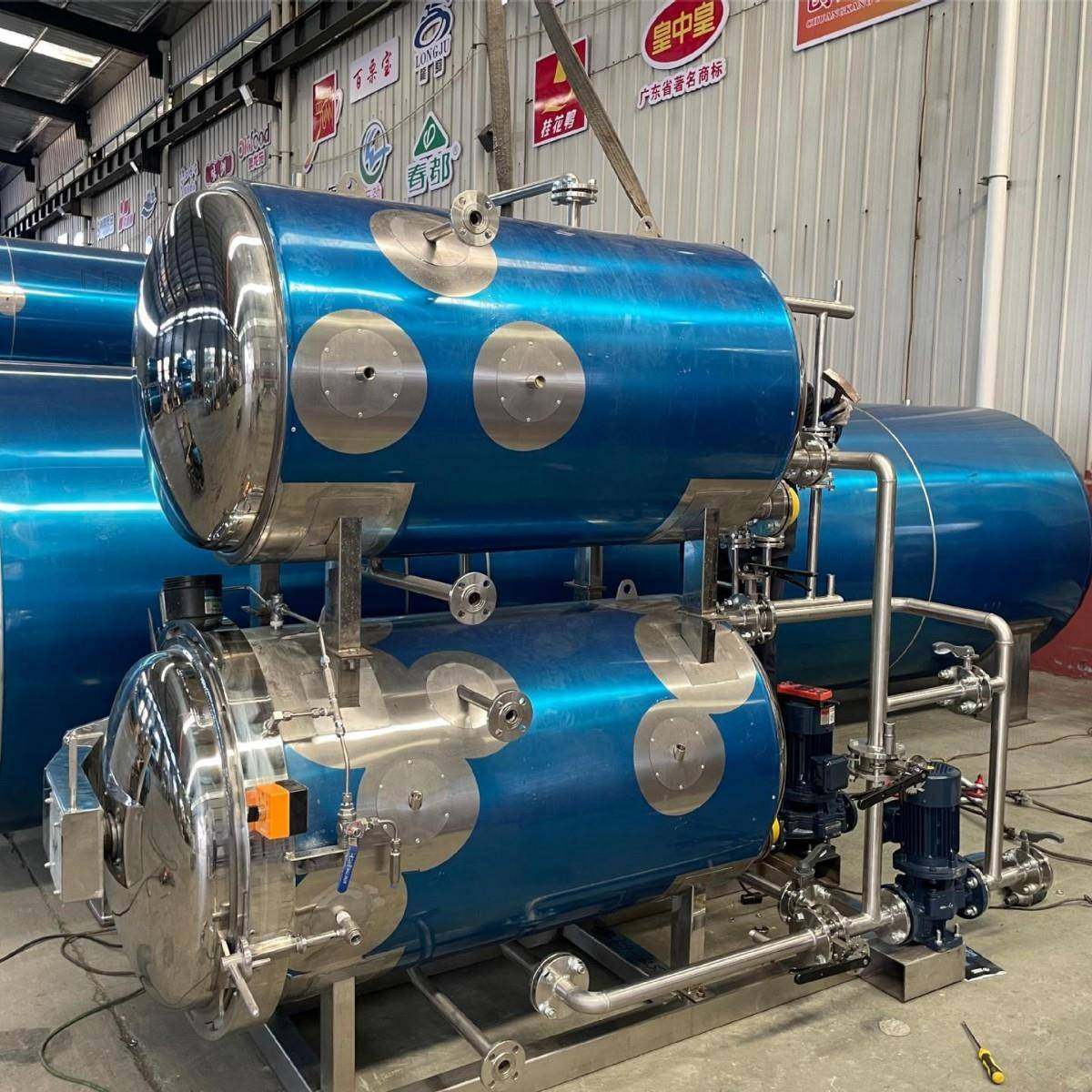 罐装类高温灭菌设备pp瓶塑料罐等杀菌锅延长产品保质期保证口