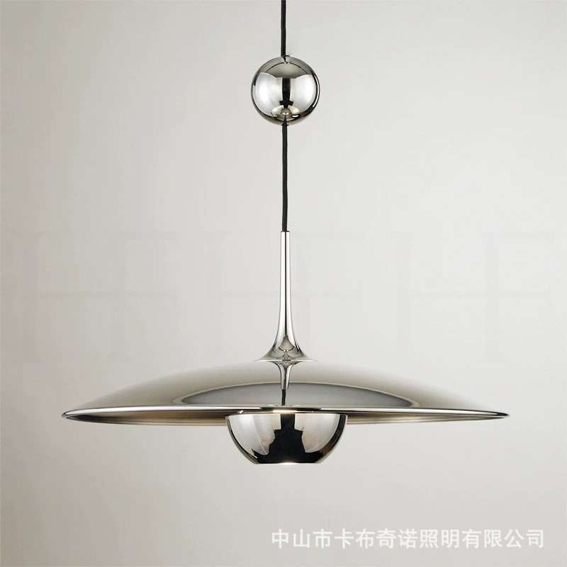 餐厅灯现代简约创意飞碟北欧铁艺设计师橱窗吧台客厅轻奢卧室吊灯