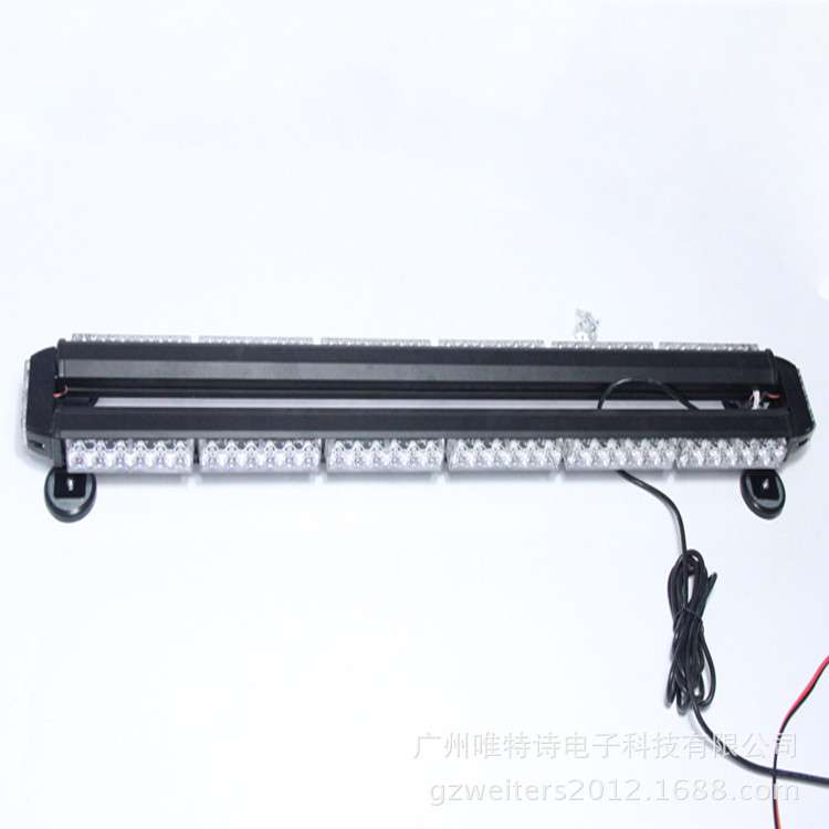 2017 汽车LED中网爆闪灯长条双排灯棍子开道灯 吸顶警示灯318-14