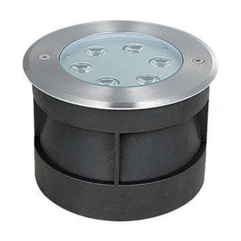 LED水下不锈钢埋地灯彩色圆形喷泉户外防水射灯涌泉灯1W3W6W9W