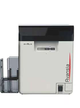 Evolis爱立识Avansia高清晰双面证卡打印机门禁卡就餐卡酒店房卡
