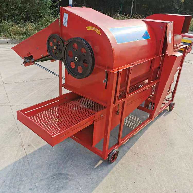 2025款1000型滚筒式花生摘果机干湿两用花生秧果分离机柴油机动力
